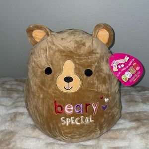 12” Baron Bear Valentines Squishmallow NWT